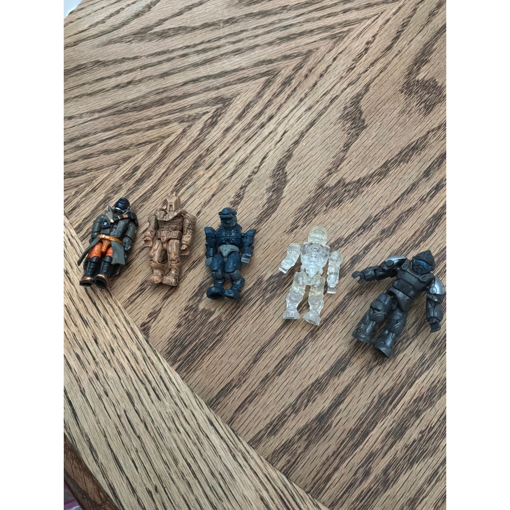 Sci-Fi Unisex Mega Bloks Micro Action Figure Lot 2in Multicolor